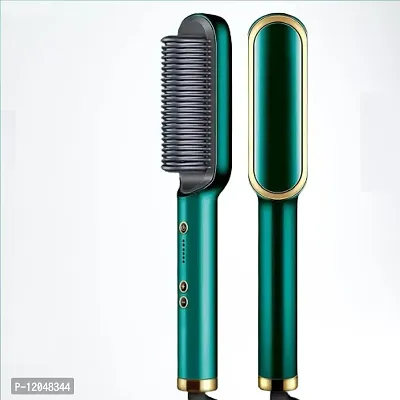 Shrevi Hair Straightener Comb for Women & Men, Hair Styler, Straightener machine Brush (multi-color)-thumb2