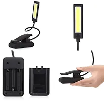 Led Clip on Light, Temperature Settings Step Less Adjustable Brightness Reading Lights for Desk, Headboard, Computer and Piano-thumb3