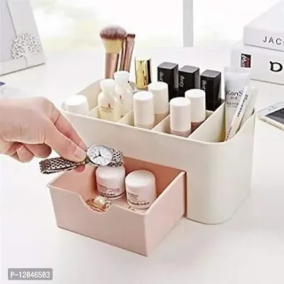 Akiba store Multipurpose Bathroom Cosmetic Storage Box Multi Functional Desktop Tidy Organizer Holder with Drawer Toiletry Makeup Organizer-thumb4