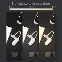 Led Clip on Light, Temperature Settings Step Less Adjustable Brightness Reading Lights for Desk, Headboard, Computer and Piano-thumb1