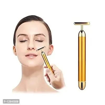 Beauty Bar Vibration Facial Massage Roller Waterproof Face Skin Care T-Shaped Anti Wrinkle Massager for Forehead Cheek Neck Clavicle Arm Leg-thumb3