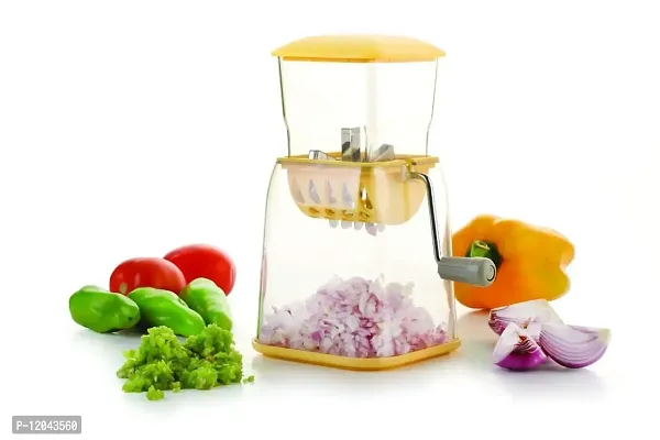 SHREVI Plastic Onion Cutter/Vegetable Chopper for Kitchen - Multi-thumb0