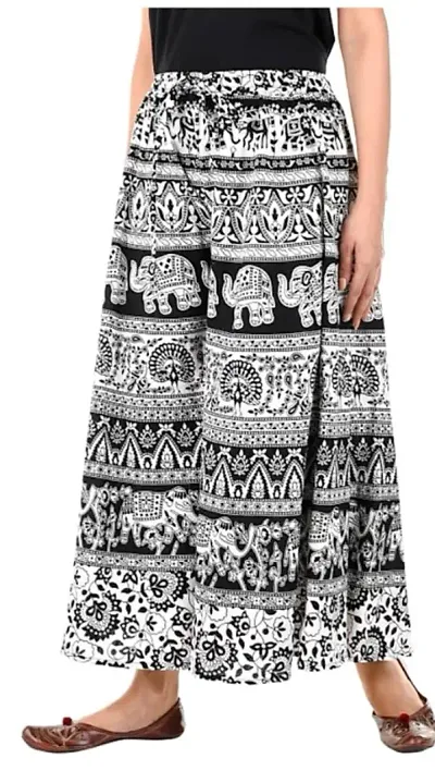 Stylish Jaipuri Print Cotton Long Skirts