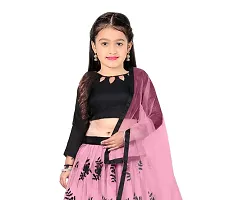 Nikudi Satin Lehenga Choli for Baby Girls Traditional Embroidered Comfortable Stylish and available in Vibrant Colors Perfect for Festivals and Special Occasions-thumb3