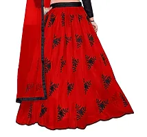 Nikudi Satin Lehenga Choli for Baby Girls Traditional Embroidered Comfortable Stylish and available in Vibrant Colors Perfect for Festivals and Special Occasions-thumb3