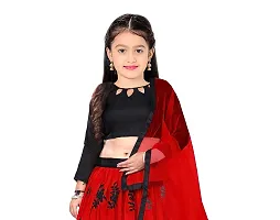 Nikudi Satin Lehenga Choli for Baby Girls Traditional Embroidered Comfortable Stylish and available in Vibrant Colors Perfect for Festivals and Special Occasions-thumb2