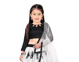 Nikudi Satin Lehenga Choli for Baby Girls Traditional Embroidered Comfortable Stylish and available in Vibrant Colors Perfect for Festivals and Special Occasions-thumb3