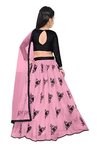 Nikudi Satin Lehenga Choli for Baby Girls Traditional Embroidered Comfortable Stylish and available in Vibrant Colors Perfect for Festivals and Special Occasions-thumb2