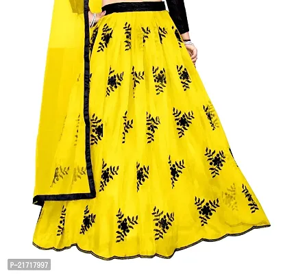 Nikudi Satin Lehenga Choli for Baby Girls Traditional Embroidered Comfortable Stylish and available in Vibrant Colors Perfect for Festivals and Special Occasions-thumb5