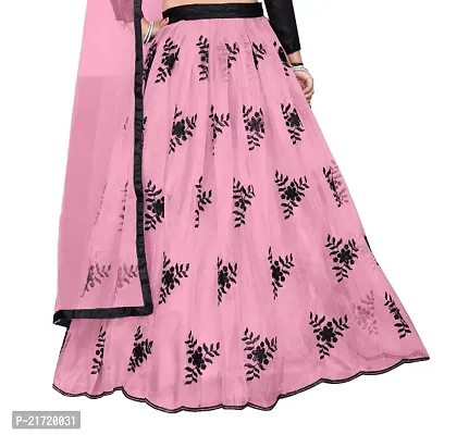 Nikudi Satin Lehenga Choli for Baby Girls Traditional Embroidered Comfortable Stylish and available in Vibrant Colors Perfect for Festivals and Special Occasions-thumb5