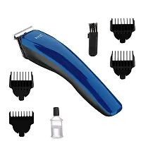 UDTA BHARAT.....528 Electric Hair trimmer for men Shaver Rechargeable Hair Machine adjustable for men Beard Hair Trimmer, beard trimmers for men, beard trimmer for men with 4 combs (Black)-thumb2
