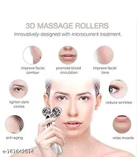 Shopfleet 3D Roller Face Y-Shape Face Lift Tool Firming Beauty Massage Face Massager,-thumb1