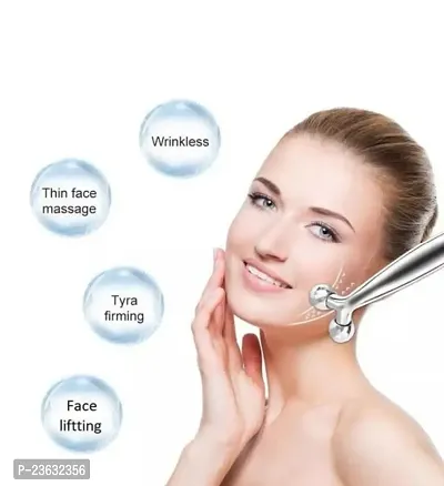 Shopfleet 3D Roller Face Y-Shape Face Lift Tool Firming Beauty Massage Face Massager,-thumb3