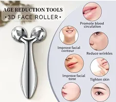 3D Y SHAPE facial massage roller face simming massager (silver) massager pack of 1-thumb1