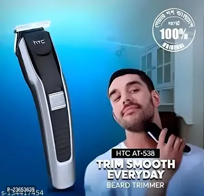 HTE AT-538 Electric Hair trimmer for men Shaver Hair Machine adjustable for men Beard Hair Trimmer, beard trimmers for men, beard trimmer for men with 4 combs (Black)-thumb0
