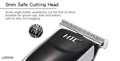 HTE AT-538 Electric Hair trimmer for men Shaver Hair Machine adjustable for men Beard Hair Trimmer, beard trimmers for men, beard trimmer for men with 4 combs (Black)-thumb1