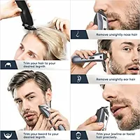 Professional Beard Trimmer For Man with 4 Trimming Combs | 45 Min Cordless Use-thumb1