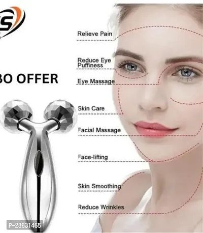 Shopfleet Best Face Roller for Puffiness, Anti-Ageing, Blood Circulation  Pain Relief  Skin Lifting-thumb2
