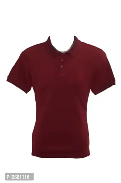 Men's Regular Polo Tshirt | Medium Maroon-thumb0