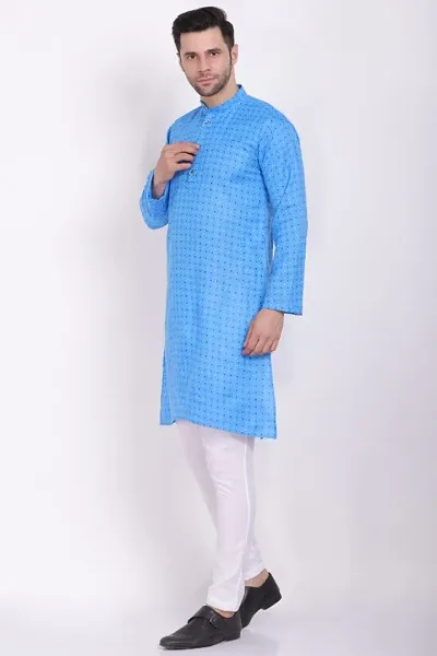 Trendy Cotton Kurta Sets For Men 