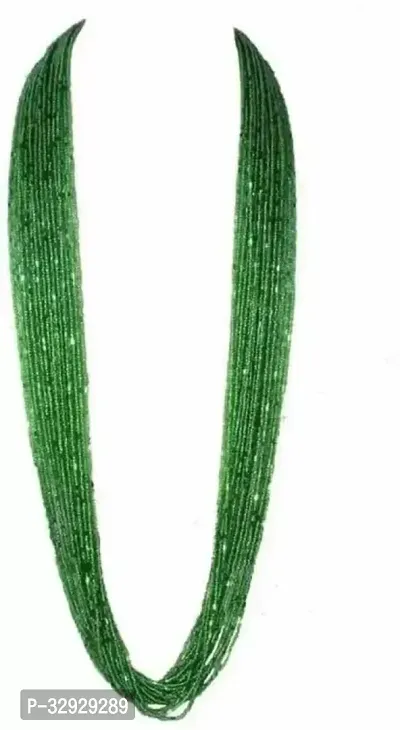 Stylish Green Crystal Necklace Chain For Women-thumb0