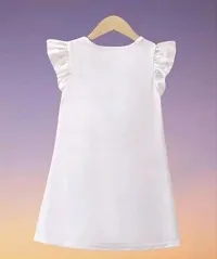 Pinkwhite Girls Frock Dress-thumb3