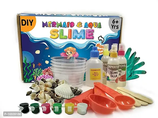 Mermaid Andaqua Slime Diy Slime Kit Make Your Own For Age 6+ Years-thumb0