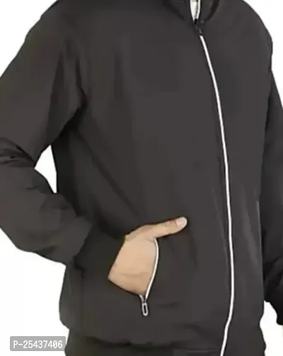 Jacket For Men Casual Zipper Bomber For Winter-thumb3