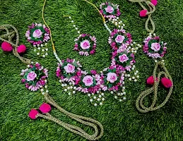 Balika Vadhu Jewellery Designer Purple Jwellery Set for Women  Girls (Mehandi/Haldi /Bridal/Baby Shower/Marriage)-thumb1