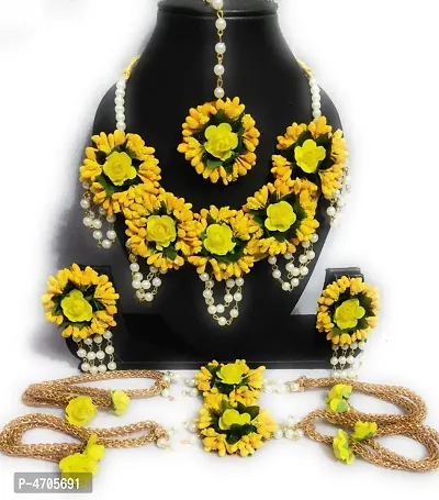 Designer Jewellery Set for Women (Mehandi/Haldi /Bridal/Baby Shower/Marriage)-thumb0