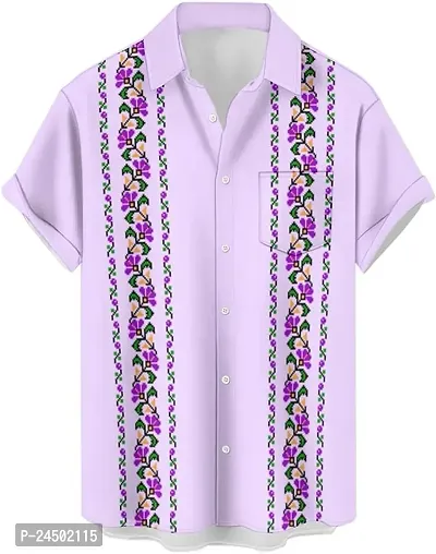 Reliable Multicoloured Polyester Short Sleeves Casual Shirt For Men