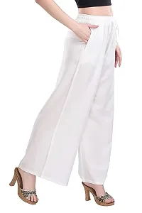 Classic Cotton Solid Palazzos for Women-thumb2