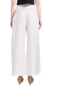 Classic Cotton Solid Palazzos for Women-thumb3
