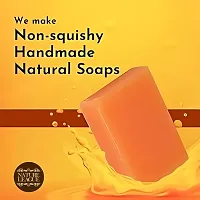 NATURE LEAGUE BLOOMING ROSE  ALMOND, Natural, Oil Control, Anti-acne, Skin Hydrating, Exfoliating Handmade Bathing Soap, With Natural Oils  Goat Milk, SLS  Paraben Free, Pack of 6 (600 gms)-thumb1