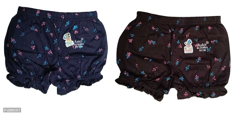 Epic Touch Ankit Premium Kids Printed Bloomers for Kids|Kids Bloomers (Pack of 2)-thumb0