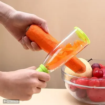 Useful Versatile Vegetable And Fruit Peeler with Container-thumb0