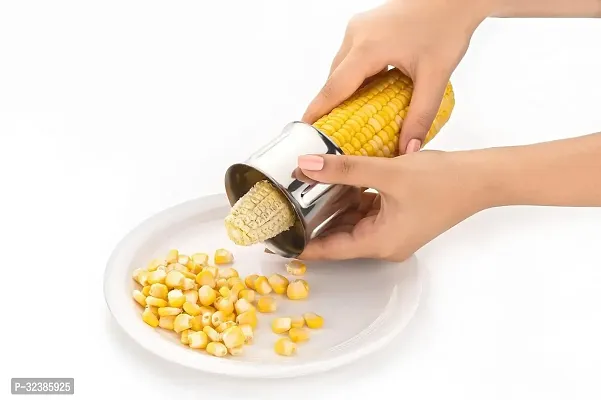 Useful Stainless Steel Corn Stripper with Hand Protector-thumb0