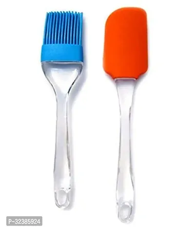 Useful Silicone Spatula And Oil Brush Set-thumb0