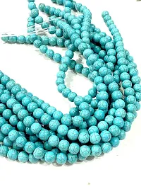 Zoya Gems  Jewellery Turquoise Howlite Beads Natural 8mm gemstone Beads, Gemstone Beads 14 Strand For Jewelry Supplier-thumb1