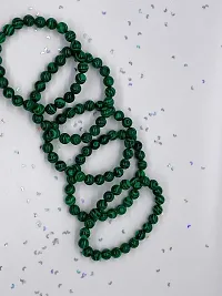 Zoya Gems  Jewellery Malachite 8mm Bead Bracelet, Green Bracelet, Natural Malachite Beads,Heart Chakra Bracelet, Taurus Zodiac Bracelet, Scorpio Bracelet-thumb1