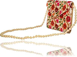 Zoya Gems & Jewellery Party Beige Sling Bag-thumb1