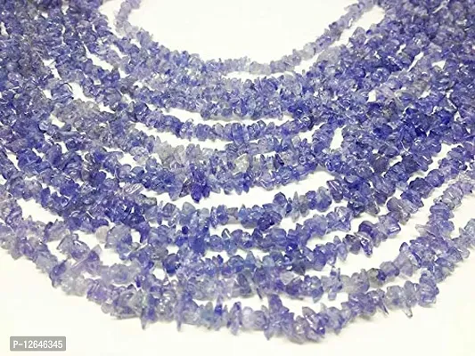 Zoya Gems & Jewellery Tranzanite Chip Stone Beads Strand - 32 inch Full Strand ~ 3-7mm Chips, Stone Nuggets - 1 strand Necklace-thumb3
