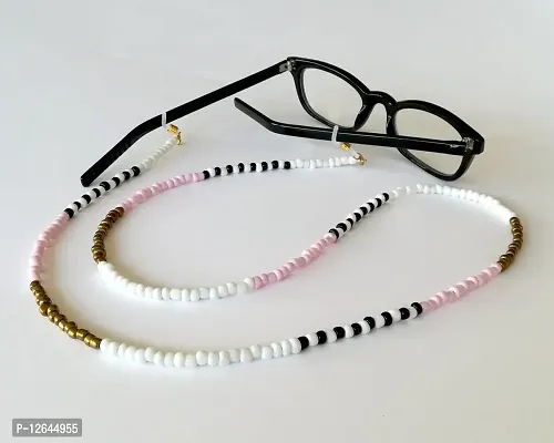 Zoya Gems  Jewellery Multi Color Eyeglass  Mask Chain- Beaded Eyeglass Holders- Sunglass Necklace-thumb4