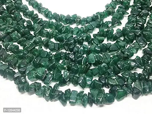 Zoya Gems  Jewellery Green Aventurine Chip Stone Beads Strand - 36 inch Full Strand ~ 3-7mm Chips, Stone Nuggets - 1 strand Necklace-thumb2