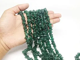 Zoya Gems  Jewellery Green Aventurine Chip Stone Beads Strand - 36 inch Full Strand ~ 3-7mm Chips, Stone Nuggets - 1 strand Necklace-thumb2