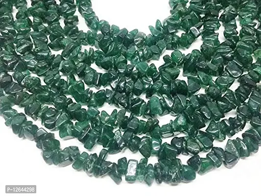 Zoya Gems  Jewellery Green Aventurine Chip Stone Beads Strand - 36 inch Full Strand ~ 3-7mm Chips, Stone Nuggets - 1 strand Necklace-thumb0