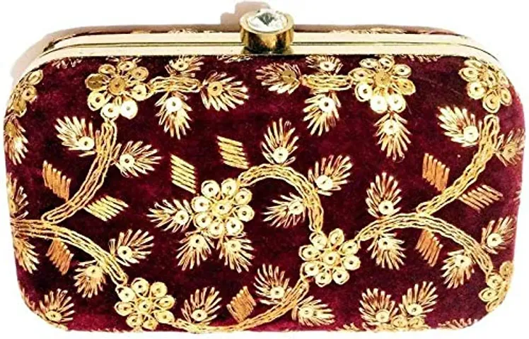 Zoya Gems & Jewellery Fancy Party Box Clutch