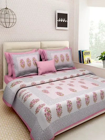 Cotton Printed Double Bedsheets Vol 4