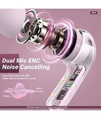 Ultra pods in-Ear Earbuds, Headphones Canceling Bluetooth Headset(PINK ) PACK OF 1-thumb3