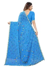 Stylish Fancy Beautiful Chiffon Bandhej Print Saree With Blouse For Women-thumb3